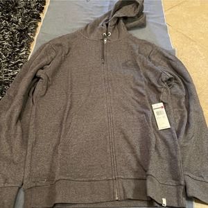 Quicksilver jungle forest zip hoodie large